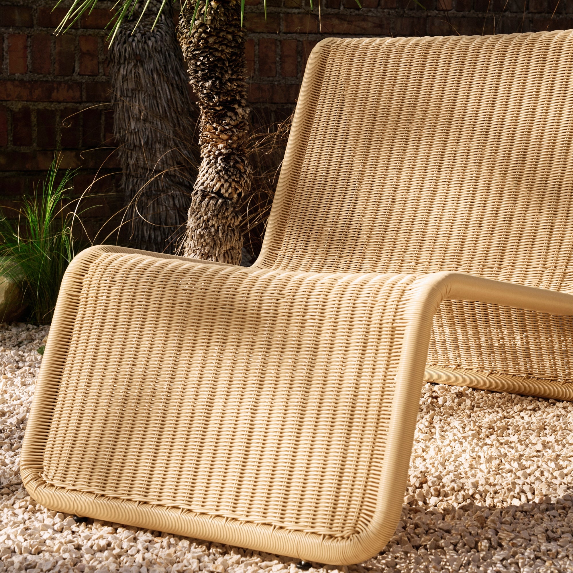 Beige Outdoor Lounge Chair - DSHOP