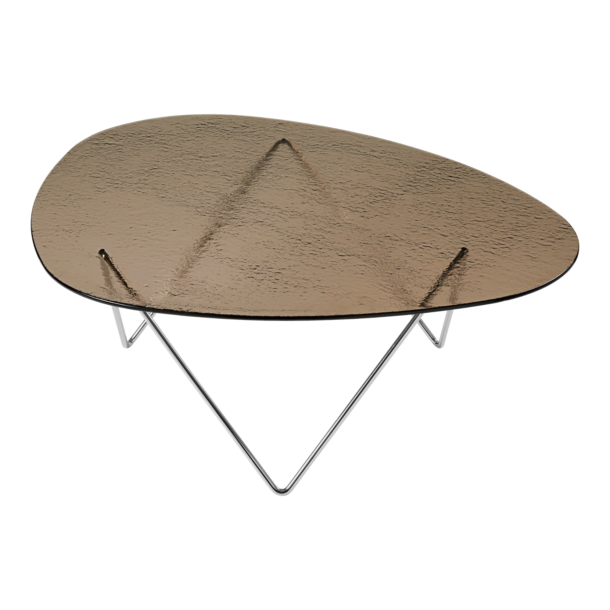 Pedrera Coffee Table, Structured Glass