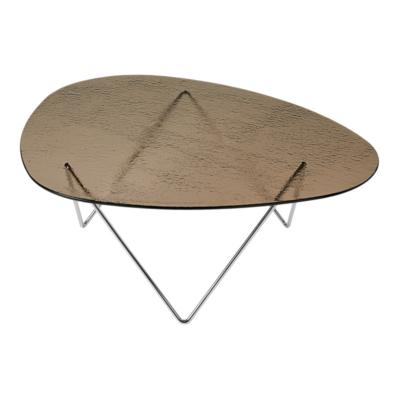 Pedrera Coffee Table, Structured Glass