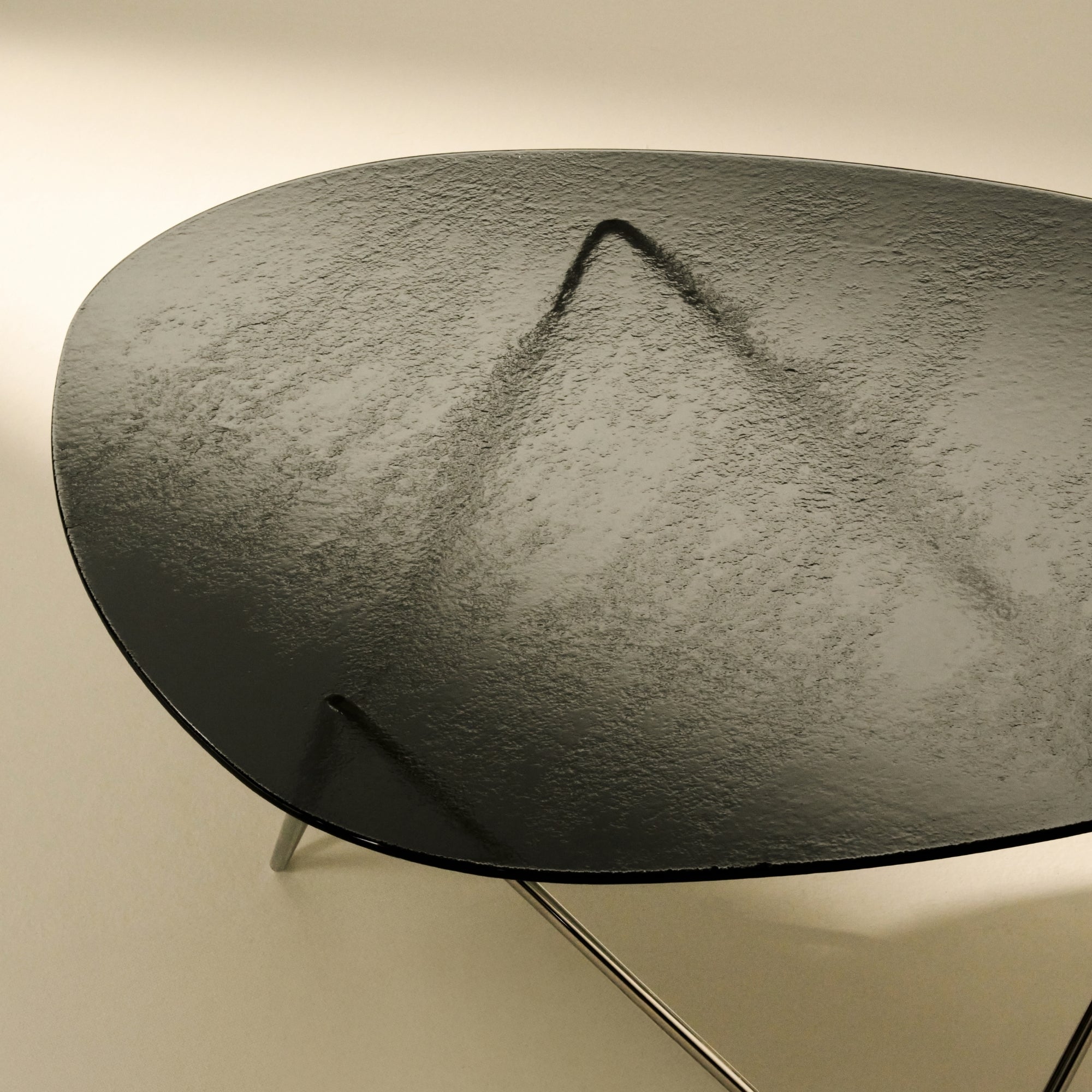 Grey Glass Coffee Table - GUBI
