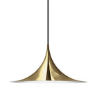 Semi Pendant Light - All Brass