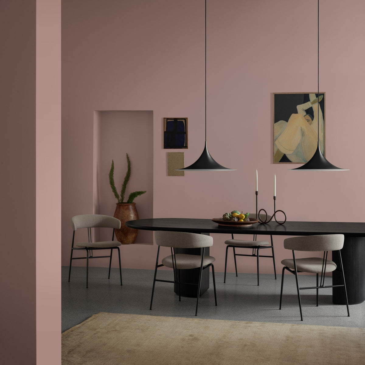 Gubi Semi Pendant – Dinner Room Lighting