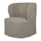 Gubi Stay Small Lounge Chair Slipcover – Linen Slipcover in Flax