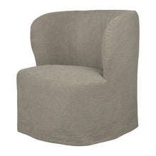 Gubi Stay Small Lounge Chair Slipcover – Linen Slipcover in Flax