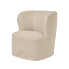 Gubi Stay Small Lounge Chair Slipcover – Practical Slipcover in Linen