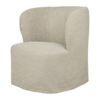 Gubi Stay Small Lounge Chair Slipcover – Linen Slipcover in Natural