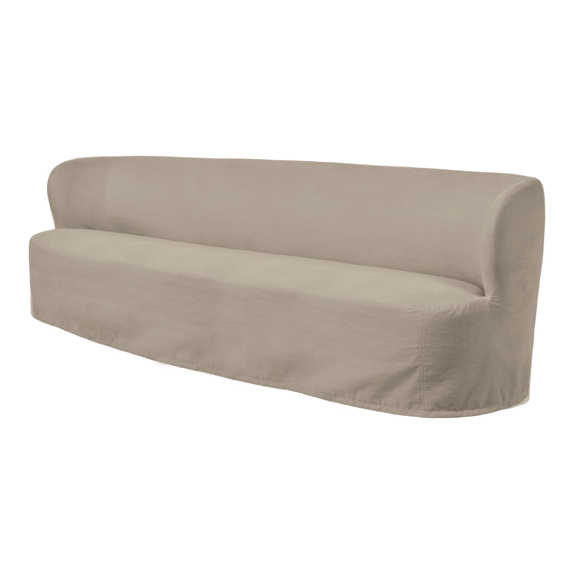 Gubi Stay Sofa Large Slipcover – Luxury Slipcover in Clay
