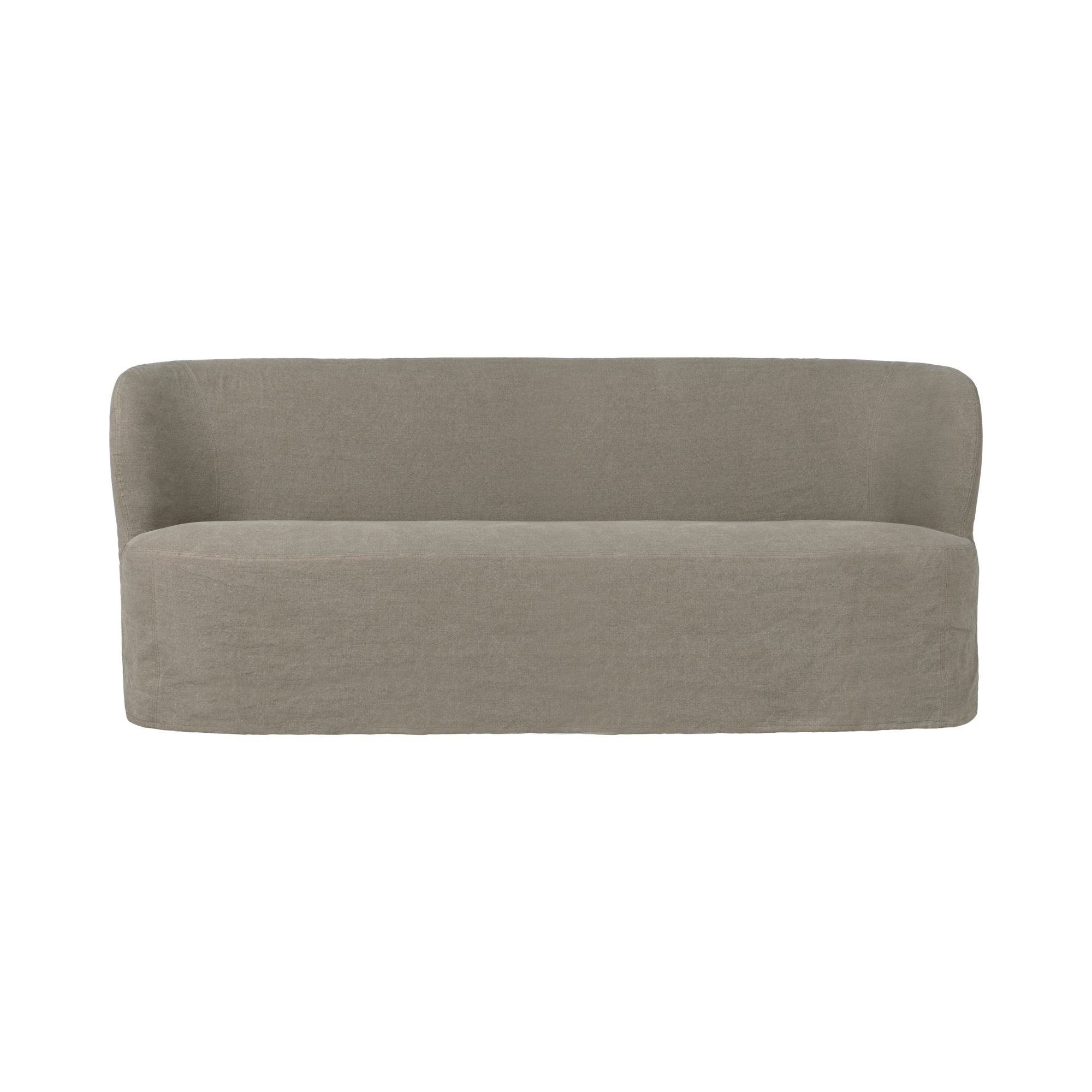 Gubi Stay Sofa Medium Slipcover – Linen Slipcover in Flax