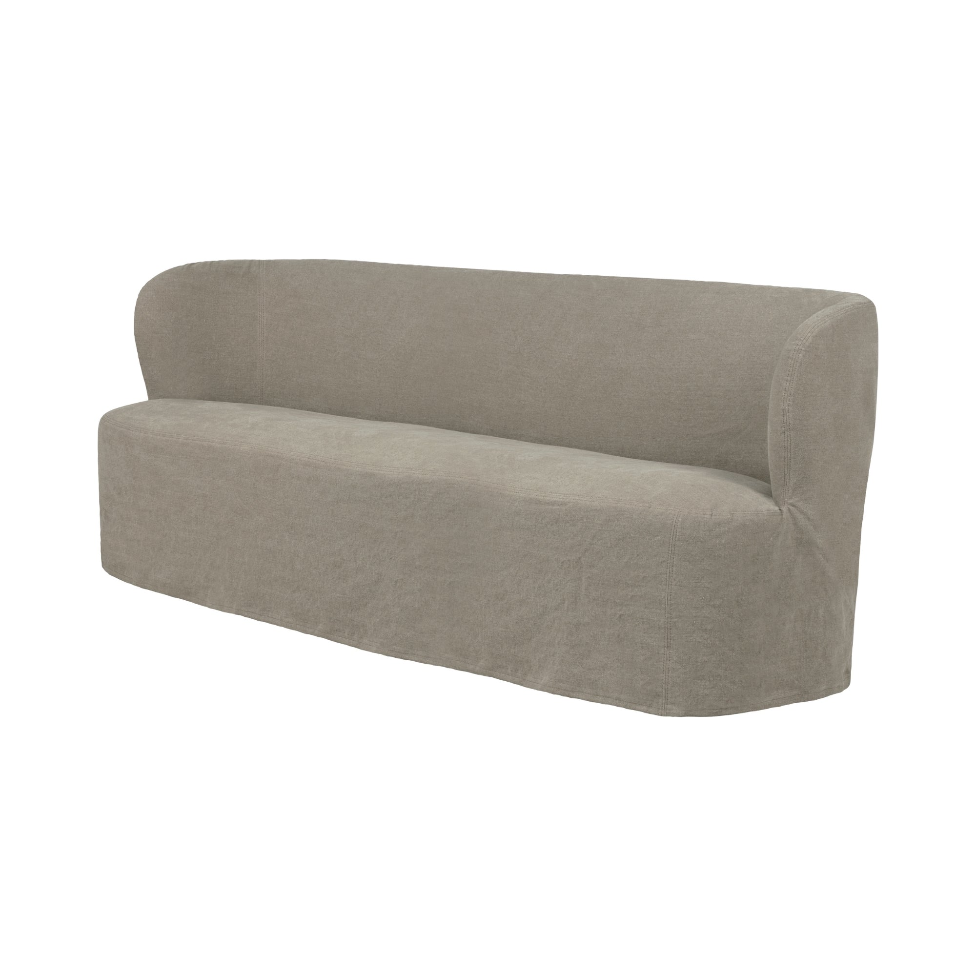 Gubi Stay Sofa Medium Slipcover – Luxury Slipcover in Flax
