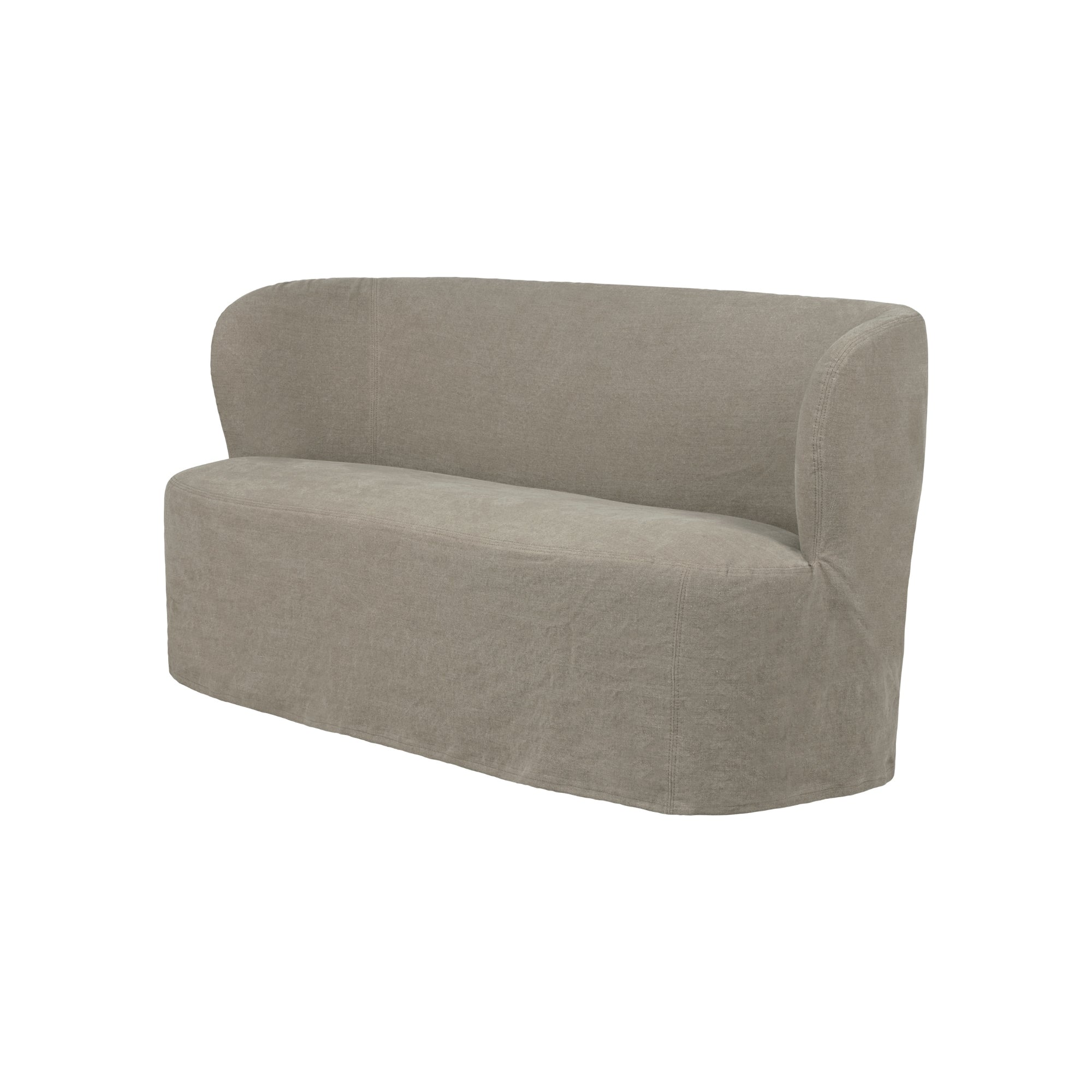 Gubi Stay Sofa Small Slipcover – Luxury Slipcover in Flax