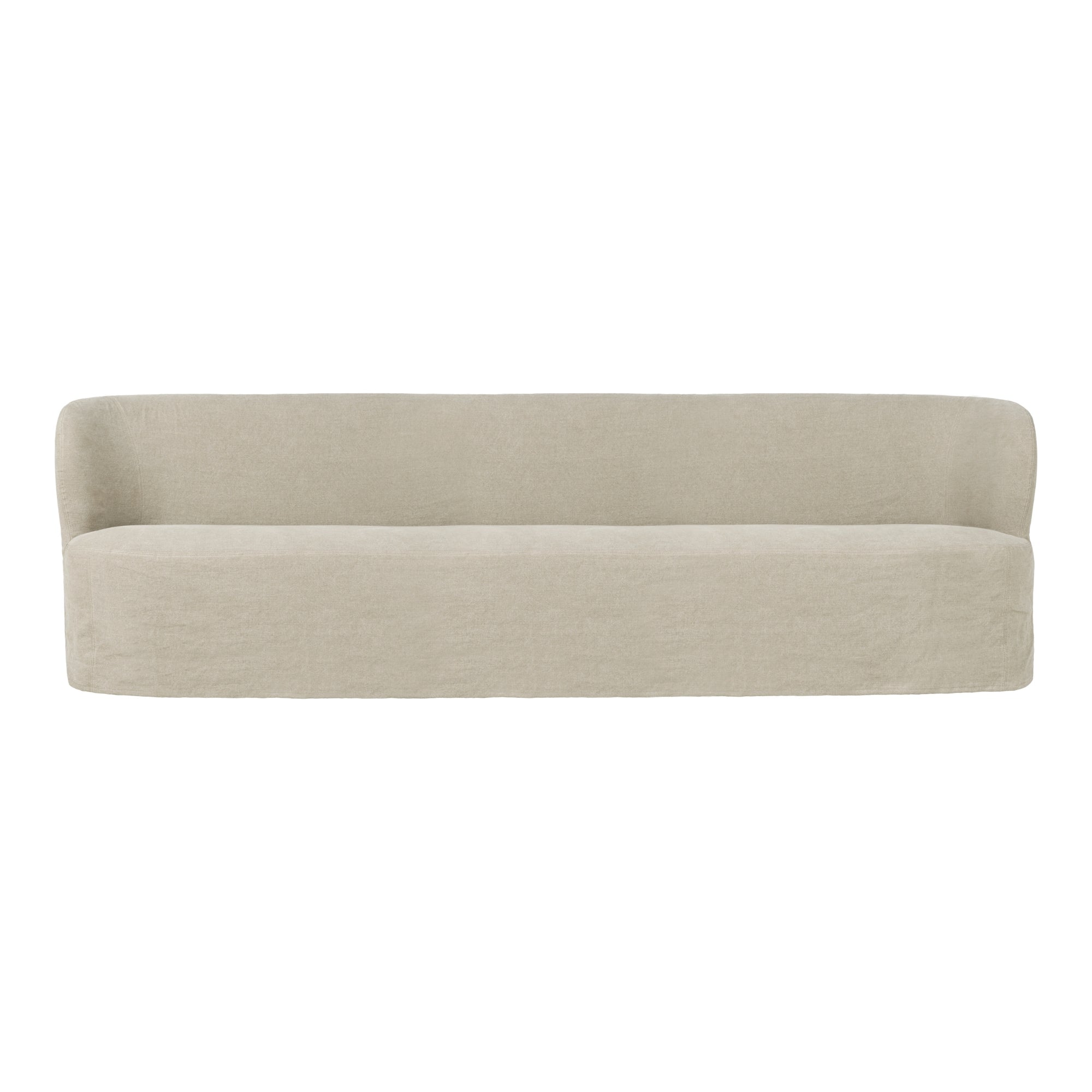 Gubi Stay Sofa Large Slipcover – Linen Slipcover in Natural