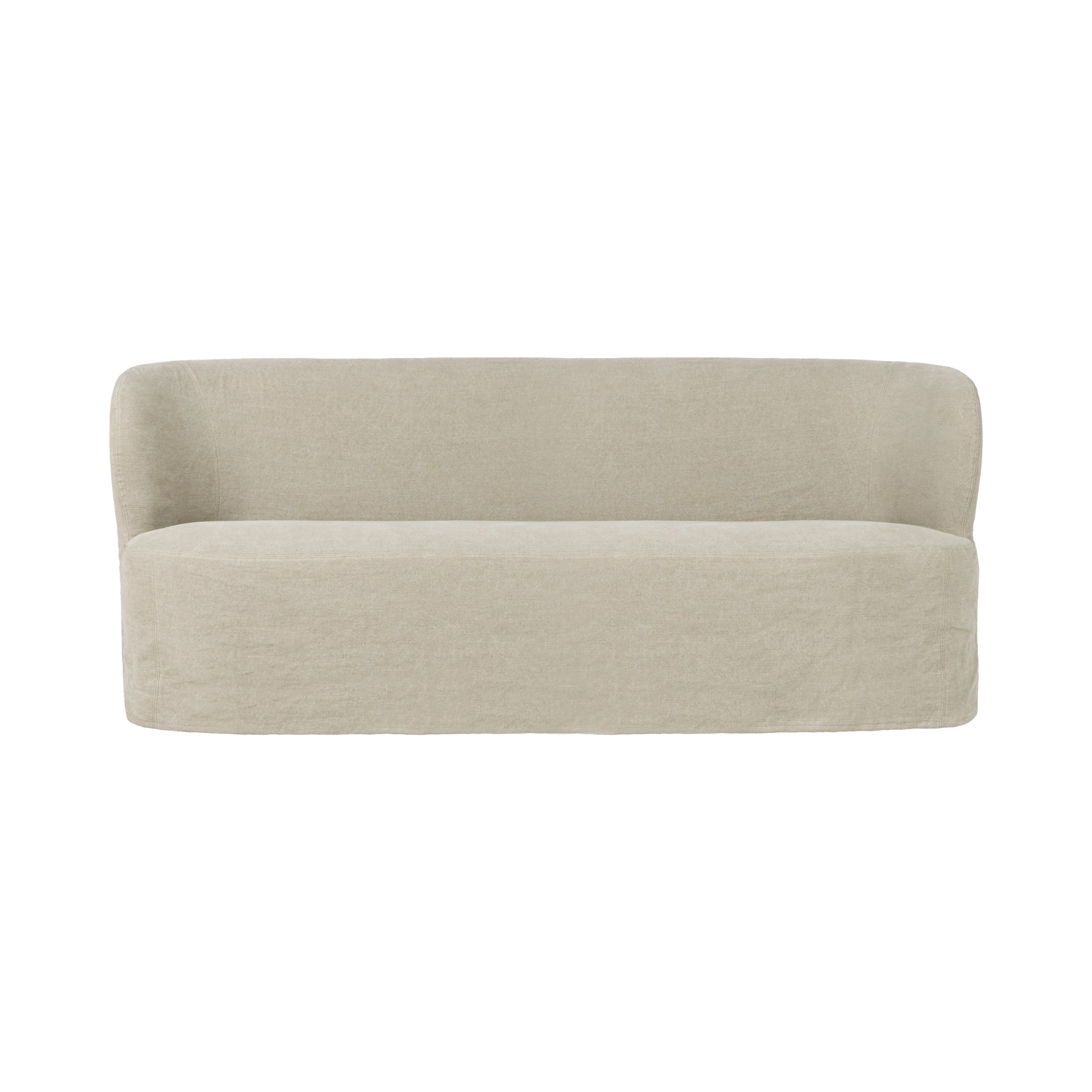 Gubi Stay Sofa Medium Slipcover – Linen Slipcover in Natural