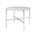 Gubi TS Coffee Table Round Ø55 – Marble Table in Carrara White