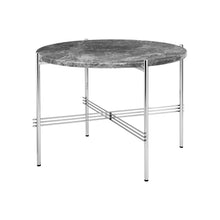 Gubi TS Coffee Table Round Ø55 – Marble Table in Grey Emperador