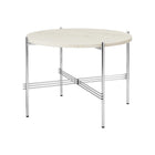 Gubi TS Coffee Table Round Ø55 – Marble Table in Neutral White