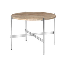 Gubi TS Coffee Table Round Ø55 – Marble Table in Warm Taupe