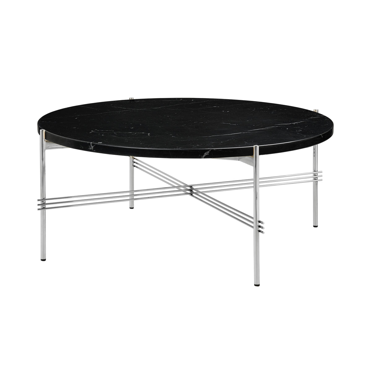 TS Lounge Table Large - Black Marble & Steel | DSHOP