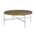 TS Lounge Table Large - Brown Marble & Steel | DSHOP