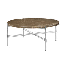TS Lounge Table Large - Brown Marble & Steel | DSHOP