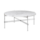 TS Lounge Table Large - Carrara Marble & Steel | DSHOP