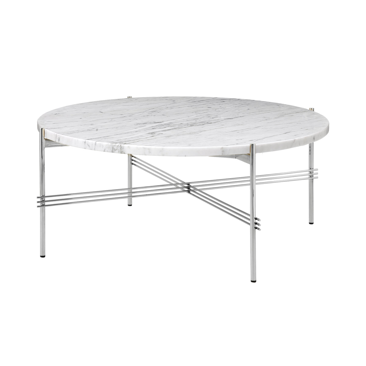 TS Lounge Table Large - Carrara Marble & Steel | DSHOP