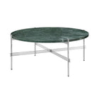 TS Lounge Table Large - Green Marble & Steel | DSHOP