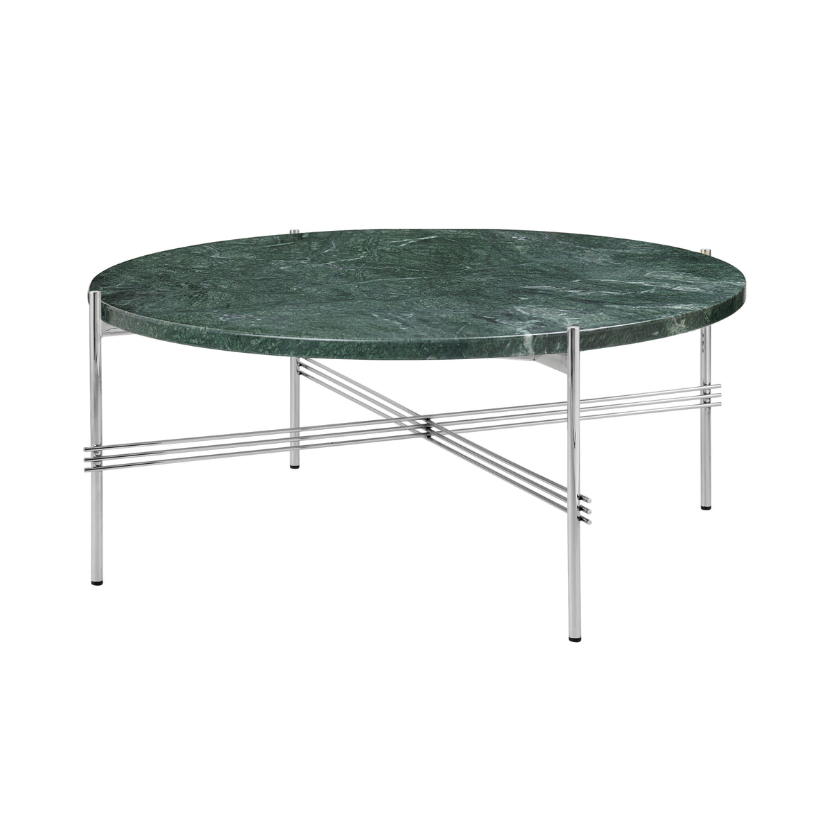TS Lounge Table Large - Green Marble & Steel | DSHOP