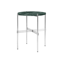 TS Side Table Round Ø40 – Marble Table in Green Guatemala