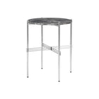 TS Side Table Round Ø40 – Marble Table in Grey Emperador