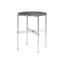 TS Side Table Round Ø40 – Marble Table in Grey Emperador