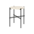 TS Side Table Round Ø40 – Marble Table in Neutral White