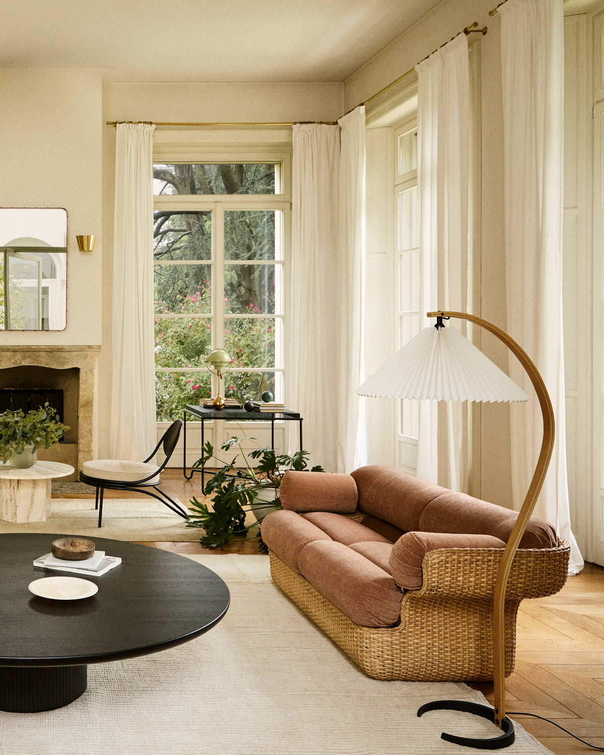 9602 Floor Lamp, Bamboo by Paavo Tynell | Gubi at DSHOP