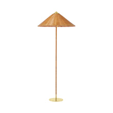 Wicker & Brass Floor Lamp | DSHOP