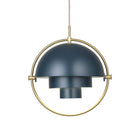 Multi-Light Pendant - Brass / Midnight Blue 