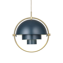 Multi-Light Pendant - Brass / Midnight Blue 