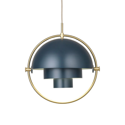 Multi-Light Pendant - Brass / Midnight Blue 