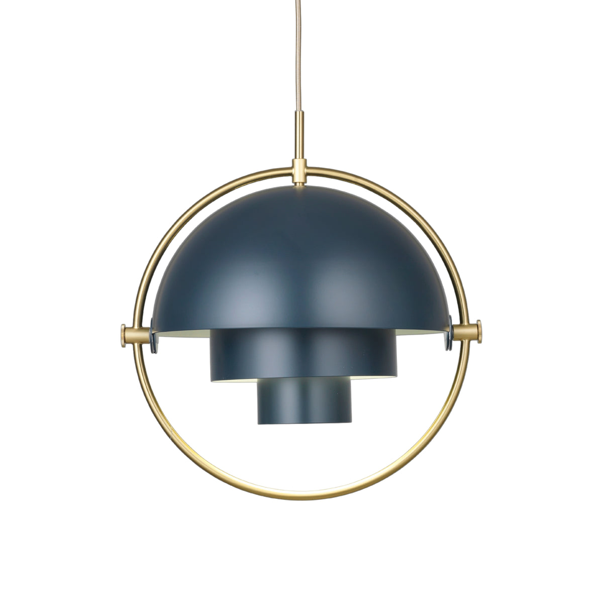 Multi-Light Pendant - Brass/Midnight Blue | DSHOP
