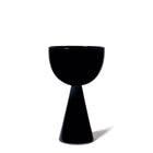 Joe Cariati Fiorelli Low Bowl – Glass Vessel in Obsidian Black