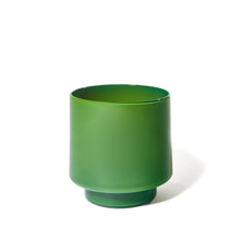 Joe Cariati Fiorelli Low Container – Glass Art in Moss