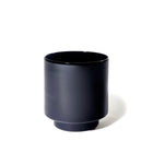 Joe Cariati Fiorelli Low Container – Glass Art in Obsidian