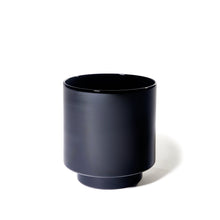 Joe Cariati Fiorelli Low Container – Glass Art in Obsidian
