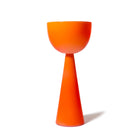 Joe Cariati Fiorelli Tall Bowl – Glass Art in Persimmon