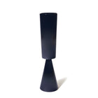 Joe Cariati Fiorelli Tall Cylinder – Glass Vessel in Obsidian