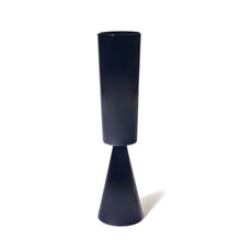 Joe Cariati Fiorelli Tall Cylinder – Glass Vessel in Obsidian