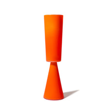 Joe Cariati Fiorelli Tall Cylinder – Glass Vessel in Persimmon