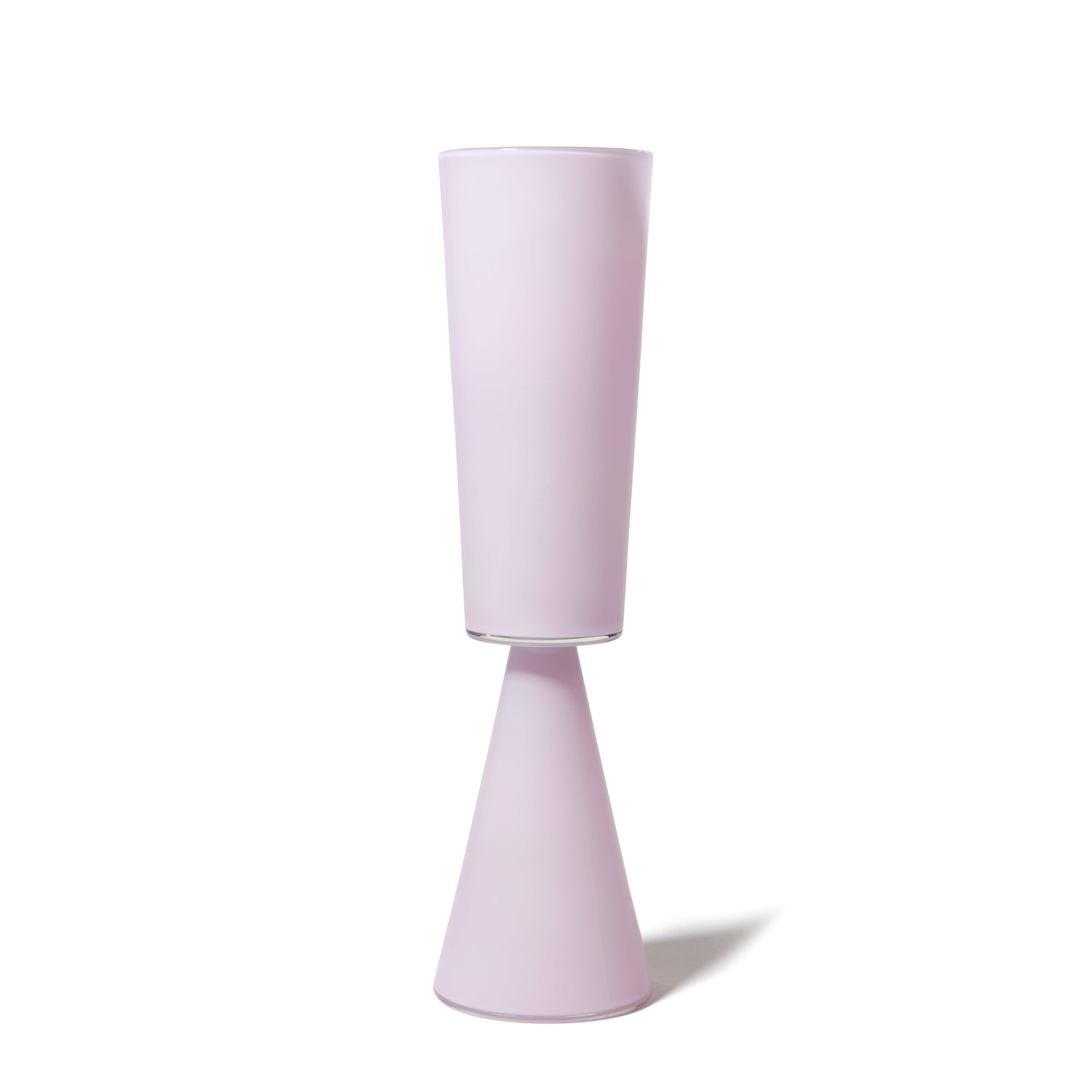 Joe Cariati Fiorelli Tall Cylinder – Glass Vessel in Twilight