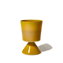 Joe Cariati Fiorelli Low Taper Cylinder – Glass Art in Mustard