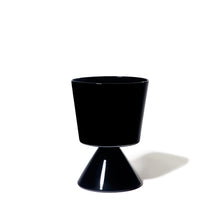 Joe Cariati Fiorelli Low Taper Cylinder – Glass Art in Obsidian