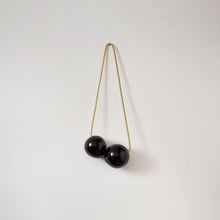Blown Glass Cherry Bubbles - Black | DSHOP