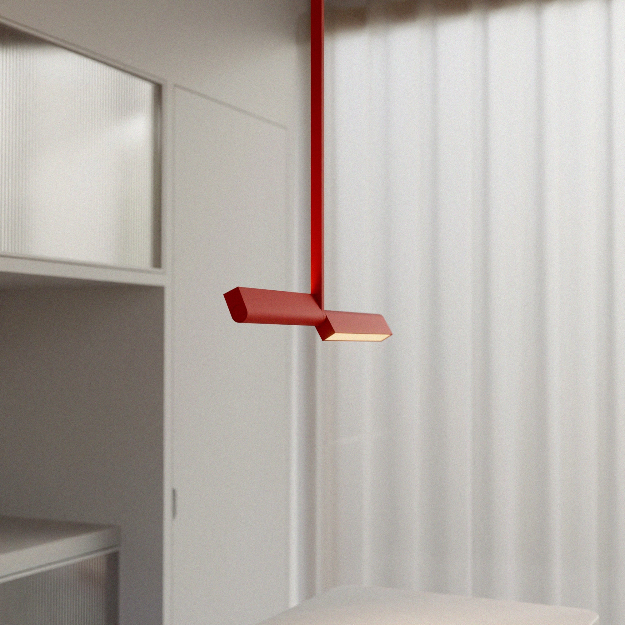 Modern Red Pendant Light | DSHOP